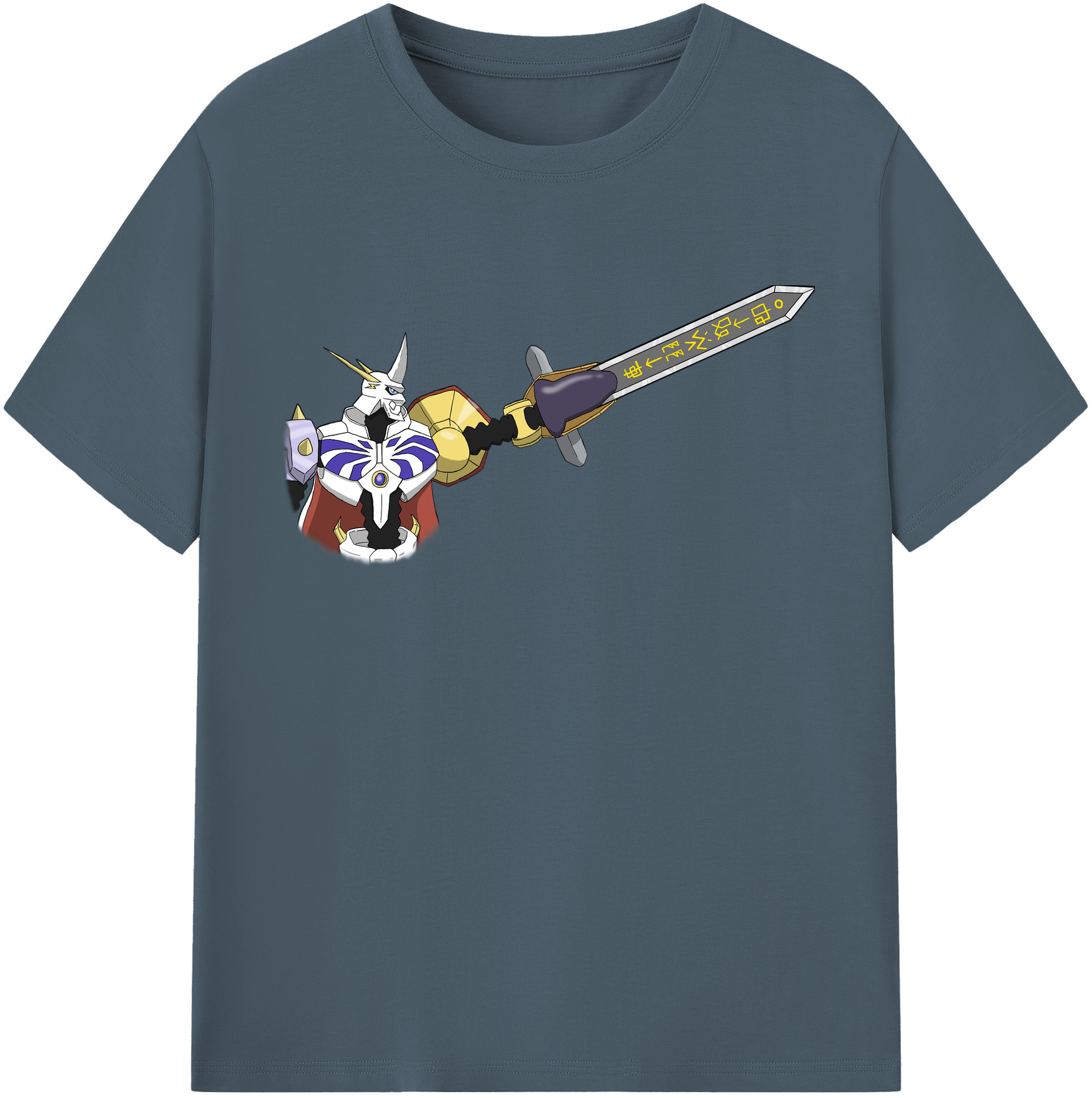 （画像用） Digimon デジタルモンスター/デジモン 綿100％半袖Tシャツ（フロントプリント）